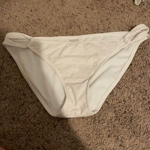 White bikini bottoms